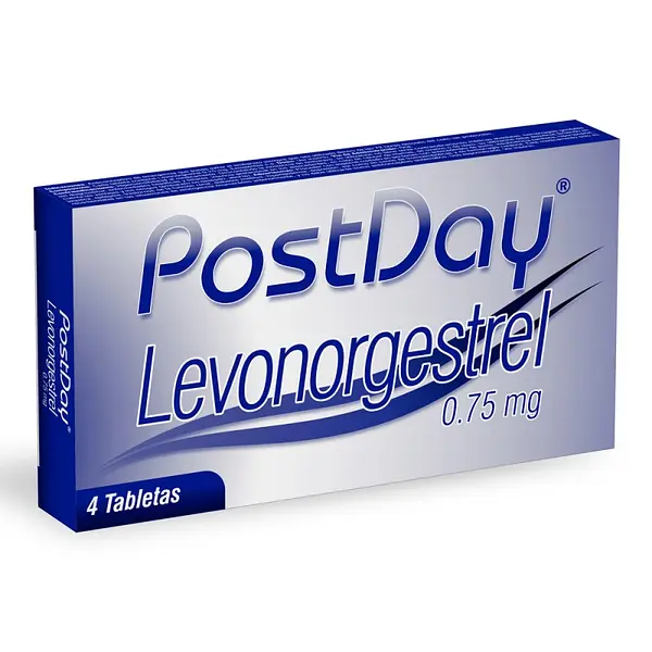 Postday 0.75 mg 4 tabletas