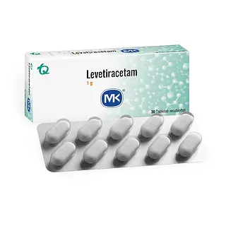 Levetiracetam 1 g 30 tabletas MK