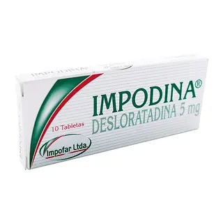 Impodina (Desloratadina 5 mg) 10 tabletas