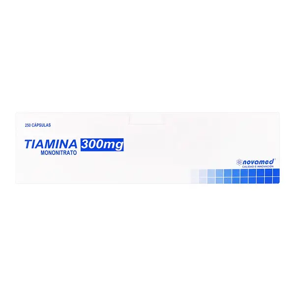 Tiamina 300 mg 250 cápsulas NV