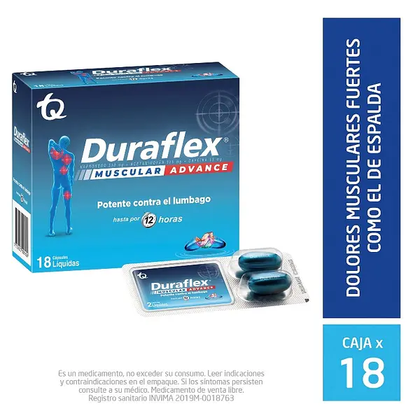 Duraflex Advance 18 cápsulas MK