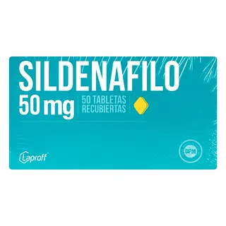 Sildenafil 50 mg 50 tabletas LP