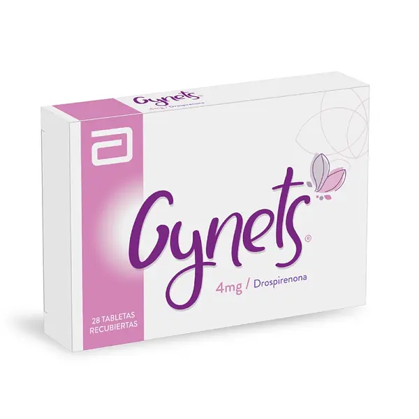 Gynets 4 mg 28 tabletas recubiertas