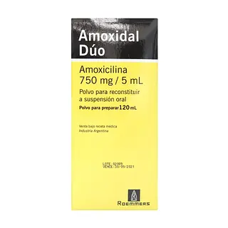 Amoxidal Duo Suspensión 120 ml