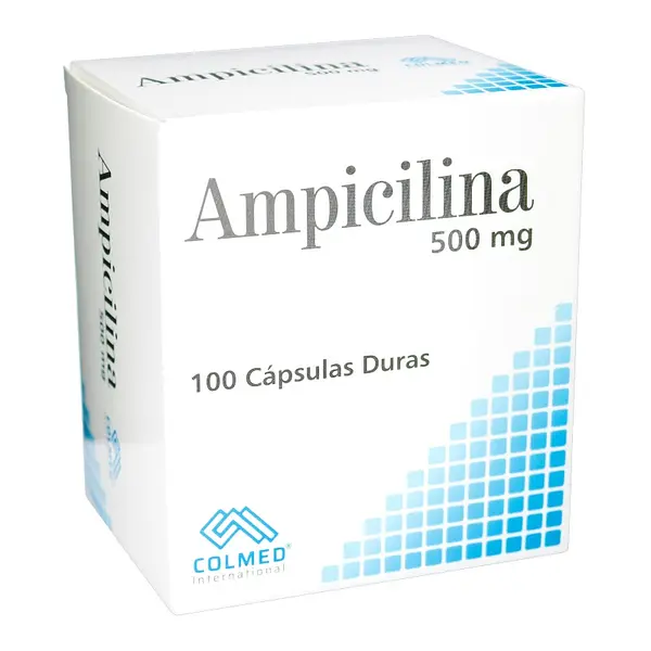 Ampicilina 500 mg 100 cápsulas