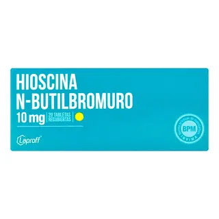 Hioscina N-Butil Bromuro 10 mg 20 tabletas LP
