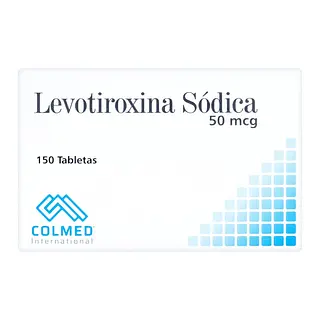 Levotiroxina 50 mcg 150 tabletas PC