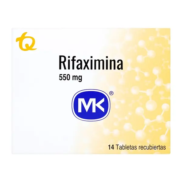 Rifaximina 550 mg 14 tabletas MK