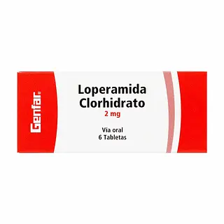 Loperamida 2 mg 6 tabletas GF