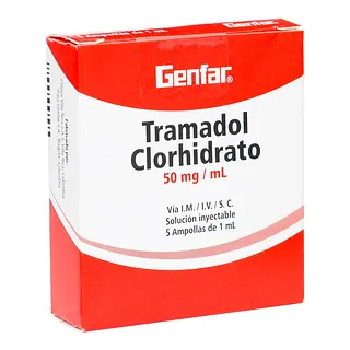 Tramadol 50 mg/1 ml 5 ampollas GF