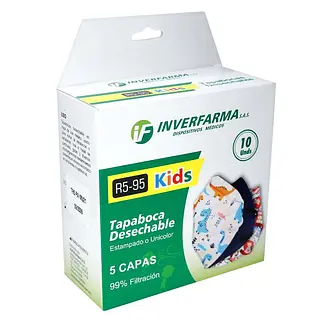 Tapaboca R5‑95 Mediano Niño x10