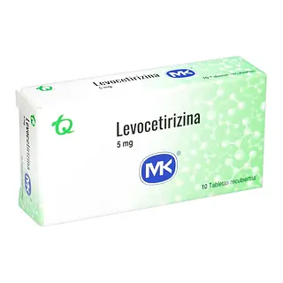 Levocetirizina 5 mg 10 tabletas MK