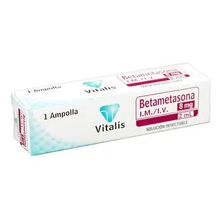 Betametasona 8 mg/2 ml 1 ampolla