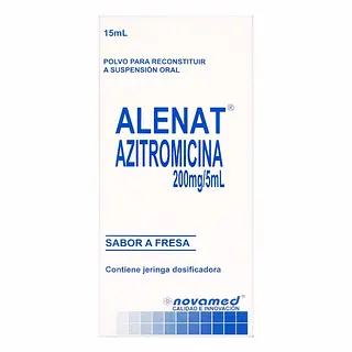 Alenat Azitromicina Suspensión Oral 15 ml