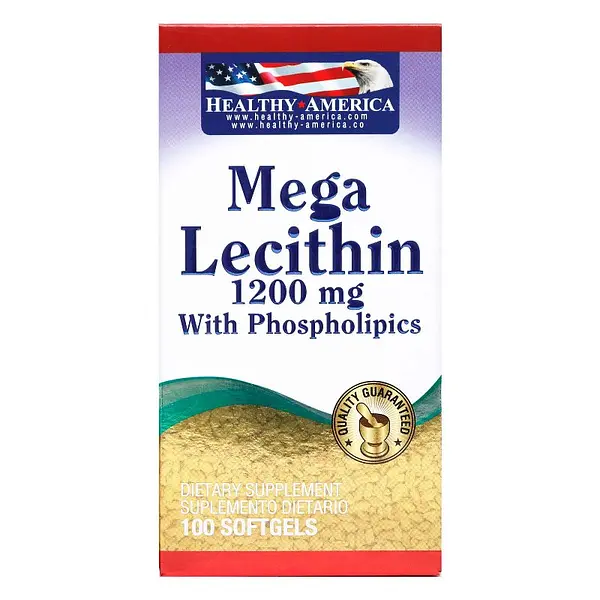 Mega Lecithin 1200 mg Healthy 100 softgels