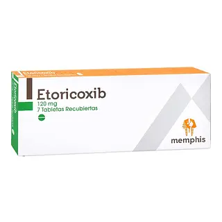 Etoricoxib 120 mg 7 tabletas recubiertas MP