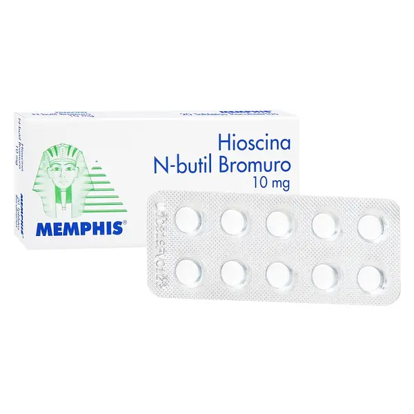 Hioscina N-Butil Bromuro 10 mg 20 tabletas MP