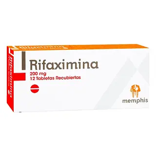 Rifaximina 200 mg 12 tabletas recubiertas MP