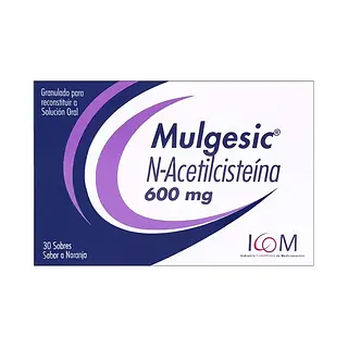 Mulgesic 600 mg 30 sobres