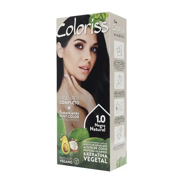 Tinte Coloris Kit 10 Negro Natural