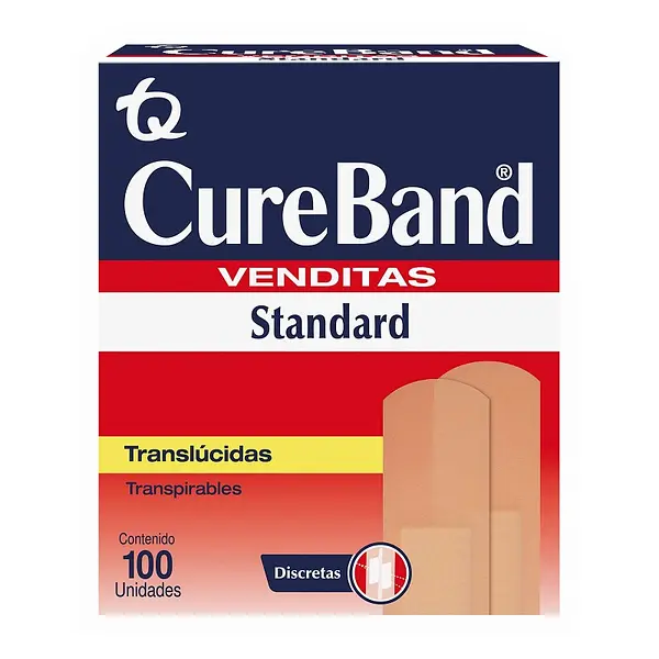 Curas Cure Band Súper Venditas Caja x100