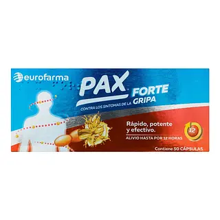 Pax Forte 400 mg 50 cápsulas