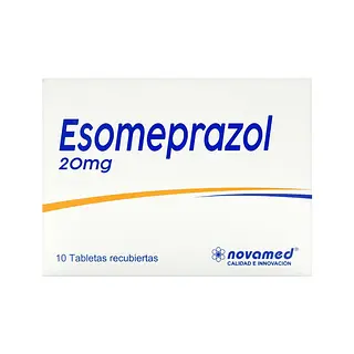 Esomeprazol 20 mg 10 tabletas