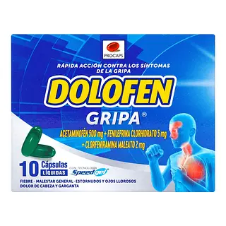 Dolofen Gripa 10 cápsulas