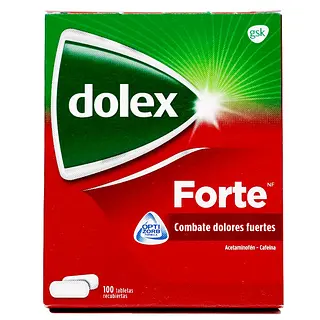 Dolex Forte 500 mg 100 tabletas