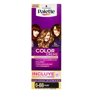Tinte Palette Crema Tubo 6-88 Rubí