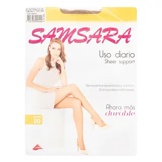 Medias Samsara Sheer Support XL Suntan