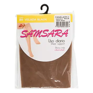 Medias Samsara Slack Canela