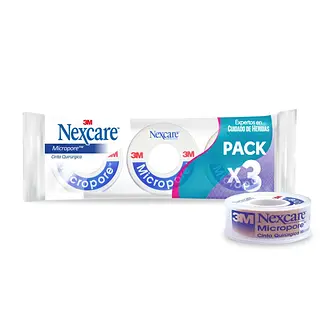 Micropore Piel 12x5 pack 3 und 3M