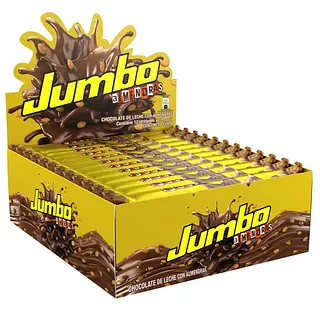 Chocolatina Jumbo Almendra Grande 12 unidades