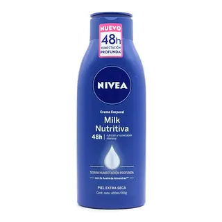 Crema Nivea Body Milk Nutritiva Almendra 400 ml