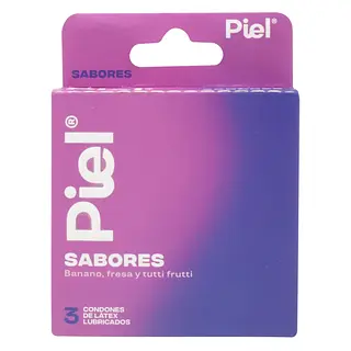 Condón Piel Sabores 3 und