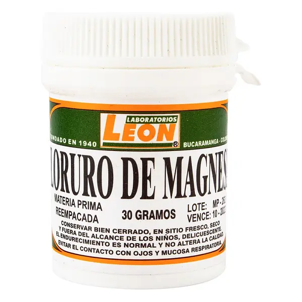Cloruro de Magnesio 30 g León