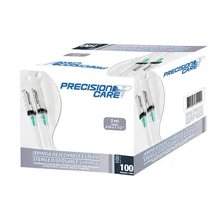 Jeringa Eterna 3P 3 ml 21x1 1/2 x100