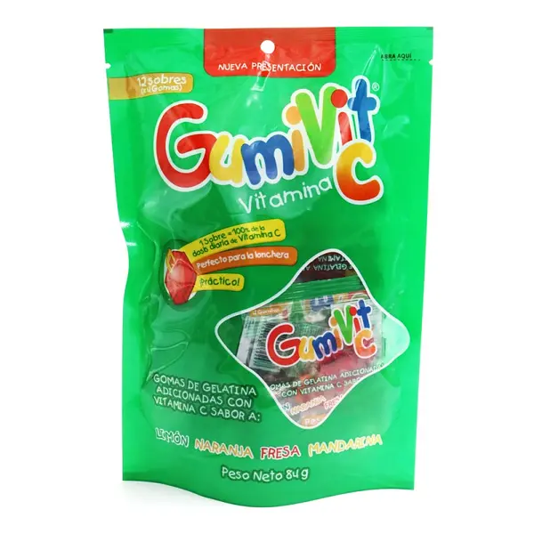 Gomas Gumivit C Bolsa 12 sobres