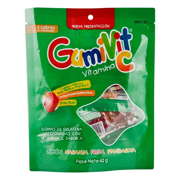 Gomas Gumivit C Bolsa 6 sobres