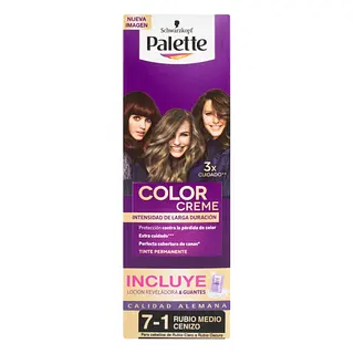 Palette Cream tubo 7-1 rubio medio cenizo