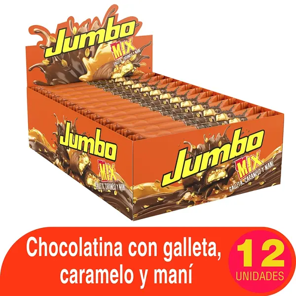 Galletas Chocolate Jumbo Mix 60 g x12 unidades