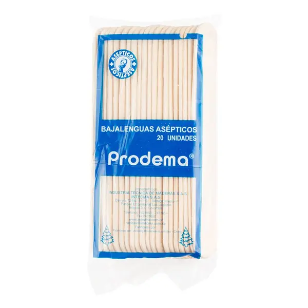 Bajalenguas Prodema 20 unidades
