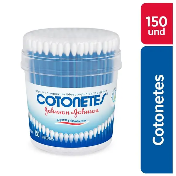 Copitos Cotonetes Johnson’s 150 und