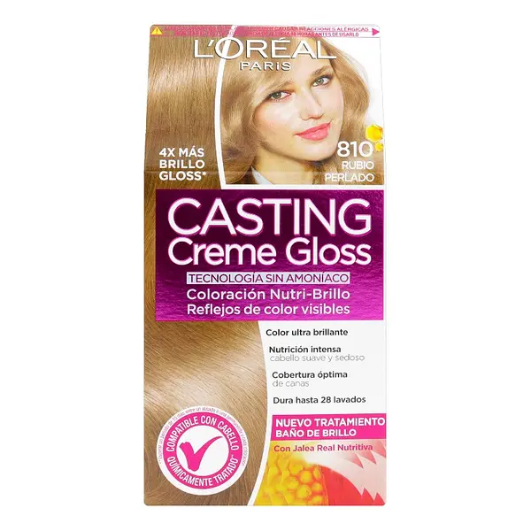 Tinte Casting Crème Gloss 8.10 Rubio Perlado