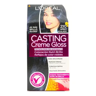 Tinte Casting Crème Gloss 2.10 Negro Azulado