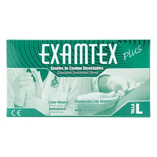 Guantes Examtex Protex Talla L x100