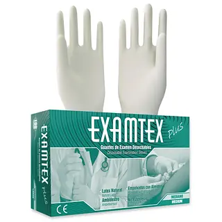 Guantes Examtex Protex Talla M x100