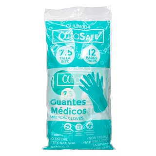 Guantes de Cirugía Alfa 7 1/2 x12