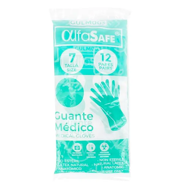 Guantes de Cirugía Alfa 7 x12